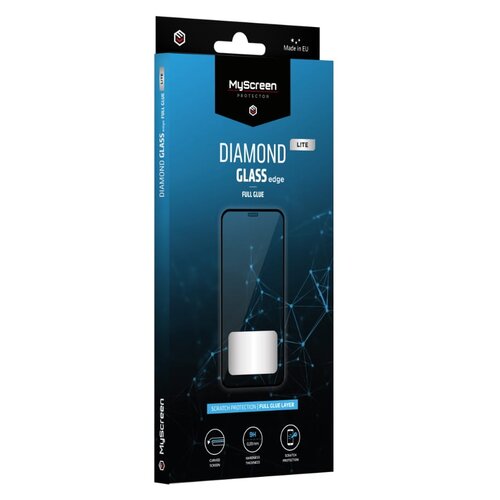 Szkło hartowane MYSCREEN Diamond Glass Lite Edge Full Glue do Realme 8/8s 5G Czarny