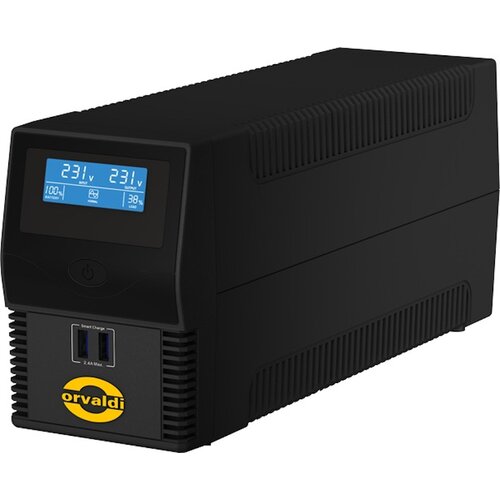Zasilacz UPS ORVALDI i800 LCD USB 800VA 480W
