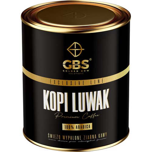 Kawa ziarnista GOLDEN BOW SOLUTIONS Exclusive Line Kopi Luwak Arabica 0.1 kg