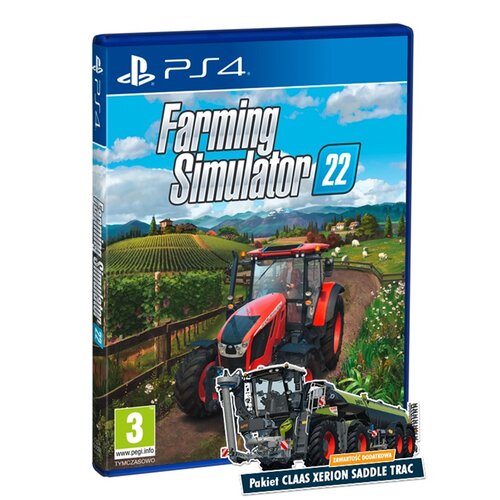 Farming Simulator 22 Gra PS4 + Nakładki TRUST 20814 (8 sztuk)