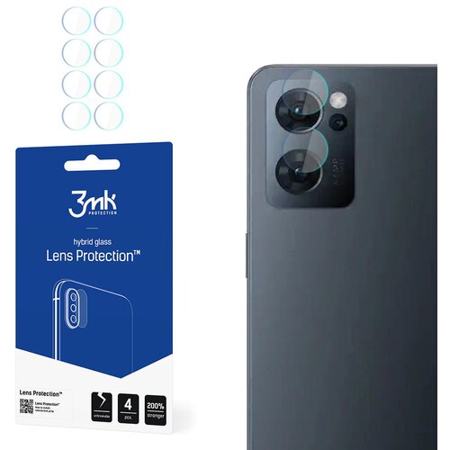 Szkło hybrydowe na obiektyw 3MK Lens Protection do Oppo Reno 7 5G