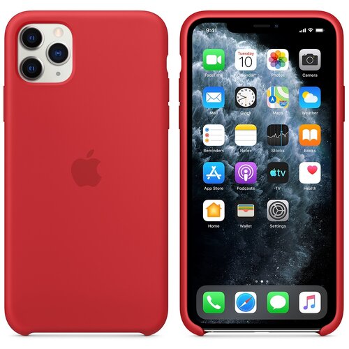 U Etui APPLE Silicone Case do iPhone 11 Pro Max Czerwony