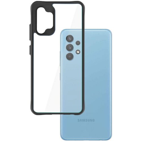 Etui 3MK Satin Armor Case+ do Samsung Galaxy A32 4G Czarno-przezroczysty
