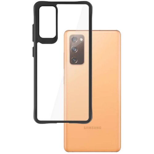 Etui 3MK Satin Armor Case+ do Samsung Galaxy S20 FE 5G Przezroczysto-czarny
