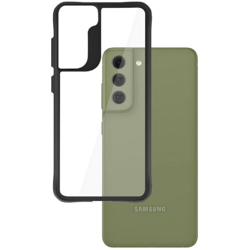 Etui 3MK Satin Armor Case+ do Samsung Galaxy S21 FE Przezroczysto-czarny