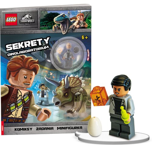 Książka LEGO Jurassic World Sekrety Dinolaboratorium LNC-6203