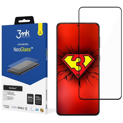 Szkło hybrydowe 3MK NeoGlass do Samsung Galaxy S22 Plus Czarny