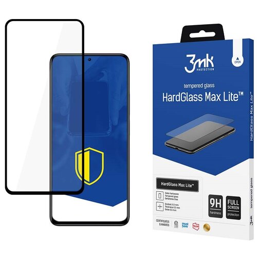 Szkło hartowane 3MK HardGlass Max Lite do Xiaomi Redmi Note 11 Pro 4G/5G Czarny