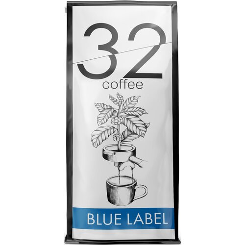 Kawa ziarnista BLUE ORCA COFFEE 32 Coffee Blue Label 1 kg