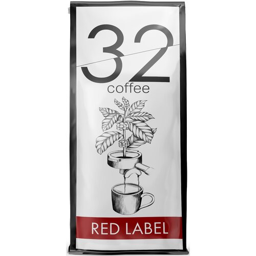 Kawa ziarnista BLUE ORCA COFFEE 32 Coffee Red Label 1 kg