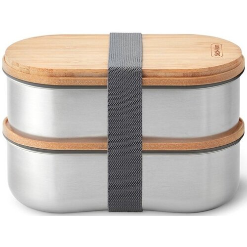 Zestaw lunchboxów BLACK+BLUM BAM-BT-L016 1 L Srebrny