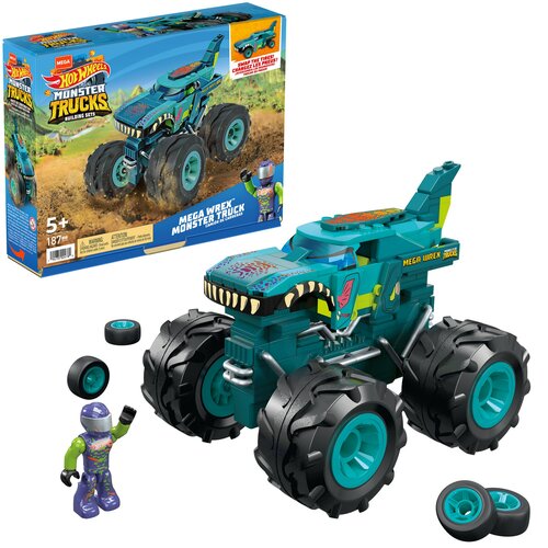 Klocki plastikowe MATTEL Mega Construx Hot Wheels Monster Trucks Mega Wrex HDJ95