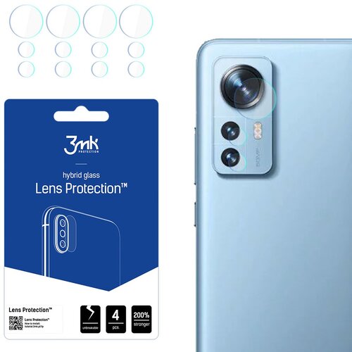 Szkło hybrydowe na obiektyw 3MK Lens Protection do Xiaomi 12/12X
