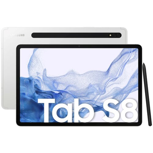 Tablet SAMSUNG Galaxy Tab S8 11" 8/128 GB 5G Wi-Fi Srebrny + Rysik S Pen