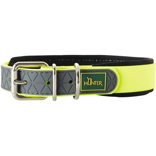 Obroża HUNTER Convenience Comfort (47 - 55 cm) Neon Żółty