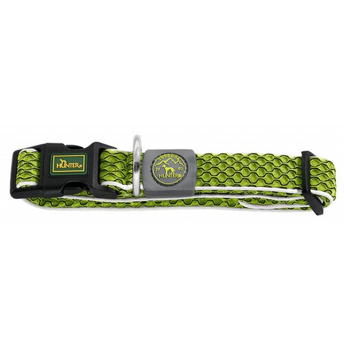 Obroża HUNTER Hilo Vario Basic (33 - 50 cm) Limonkowy