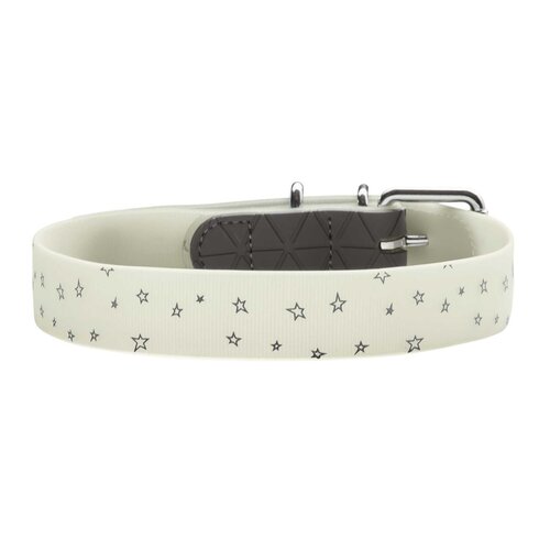 Obroża HUNTER Convenience Reflect Glow 69153 (47 - 55 cm) Biało-szary