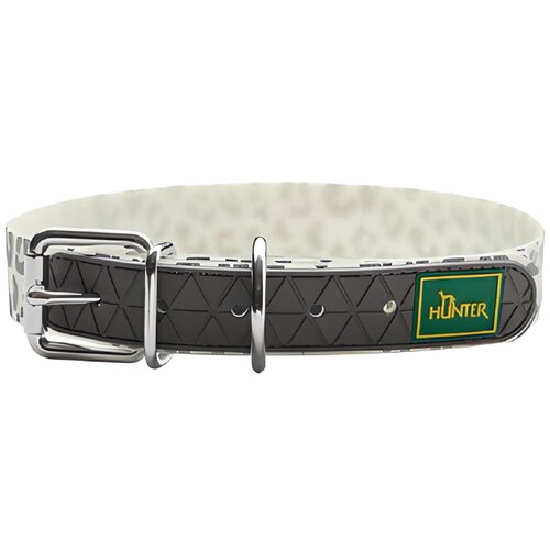 Obroża HUNTER Convenience Reflect Glow 69164 (47 - 55 cm) Biało-czarny