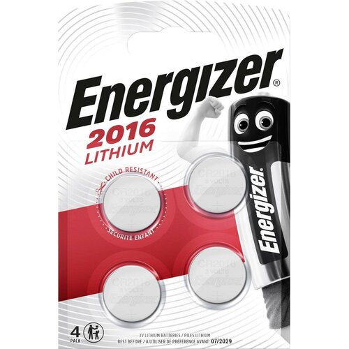 Baterie CR2016 ENERGIZER (4 szt.)