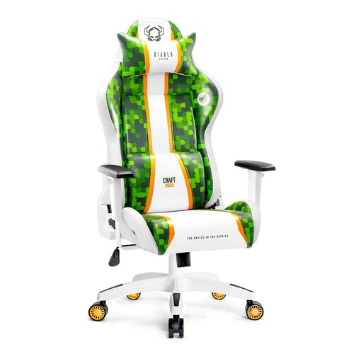 Fotel DIABLO CHAIRS X-One 2.0 (XL) Biało-zielony