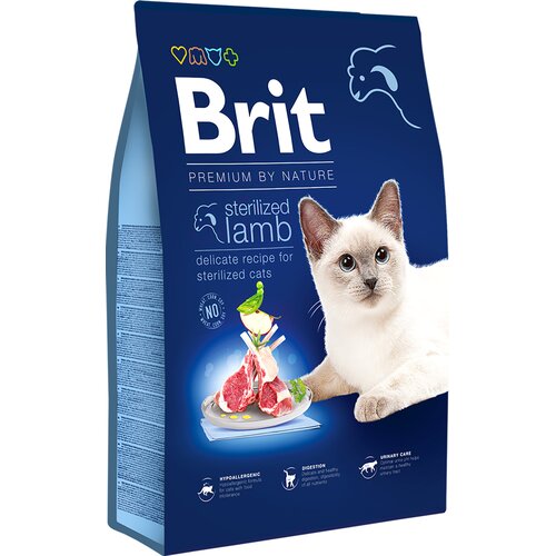 Karma dla kota BRIT Premium by Nature Sterilized Jagnięcina 800 g