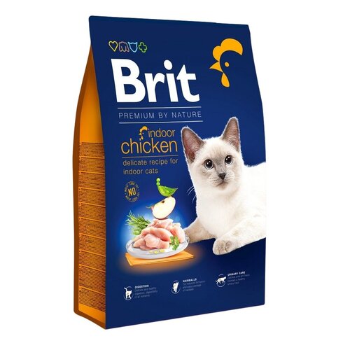Karma dla kota BRIT Premium By Nature Indoor Kurczak 300 g
