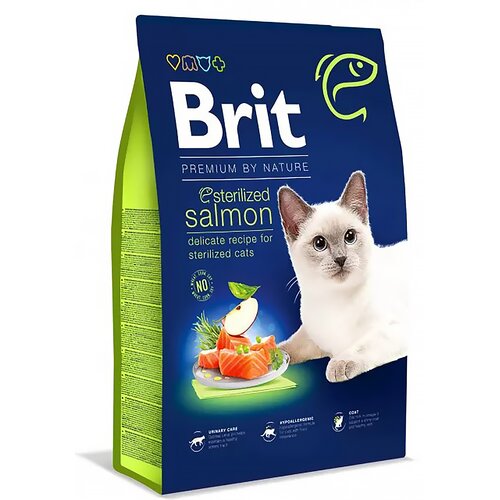 Karma dla kota BRIT Premium By Nature Sterilized Łosoś 1.5 kg