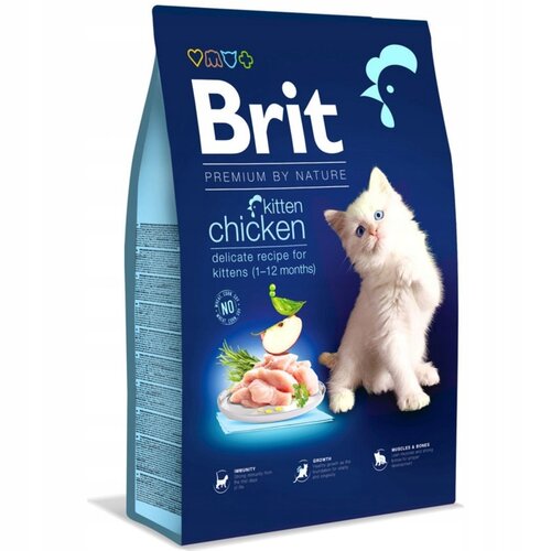 Karma dla kota BRIT Premium By Nature Junior Kurczak 8 kg