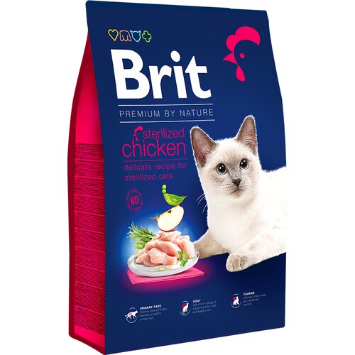 Karma dla kota BRIT Premium By Nature Sterilized Kurczak 300 g