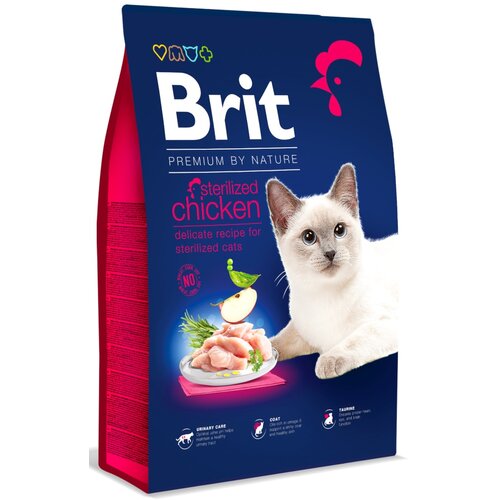 Karma dla kota BRIT Premium By Nature Sterilized Kurczak 1.5 kg