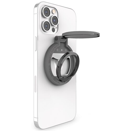 Uchwyt i podstawka STM MagLoop do iPhone MagSafe Szary