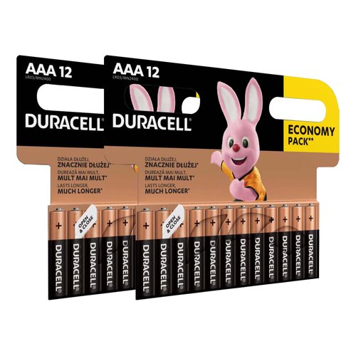Baterie AAA LR3 DURACELL Basic (24 szt.)