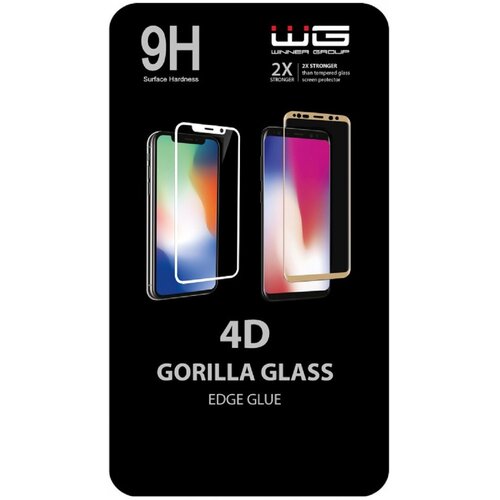 Szkło hartowane WINNER GROUP 4D Full Glue do Samsung Galaxy S22+ 5G Czarny