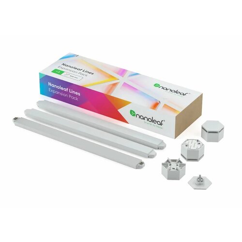Listwy świetlne NANOLEAF Lines 60 Degrees Expansion Pack NL59E0001LW3PK Regulacja jasności, Wi-Fi (3 szt.)