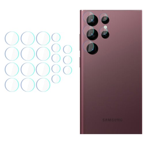 Szkło hybrydowe na obiektyw 3MK Lens Protection do Samsung Galaxy S22 Ultra