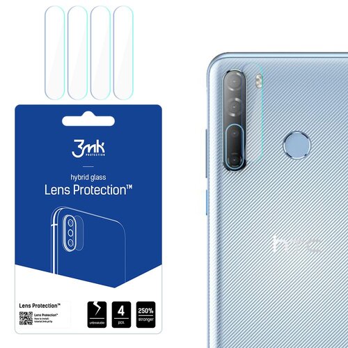 Szkło hybrydowe na obiektyw 3MK Lens Protection do HTC Desire 20 Pro