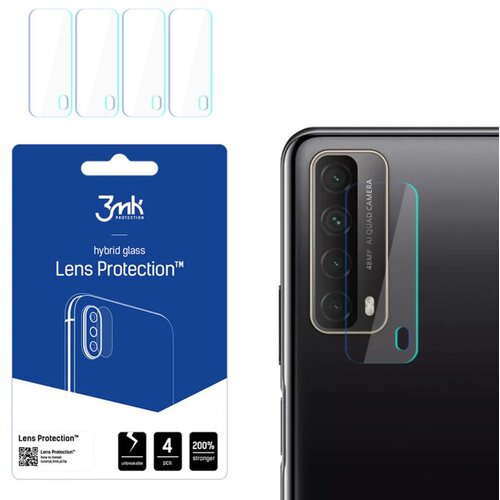 Szkło hybrydowe na obiektyw 3MK Lens Protection do Huawei P Smart 2021