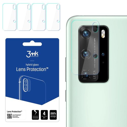 Szkło hybrydowe na obiektyw 3MK Lens Protection do Huawei P40 Pro 5G