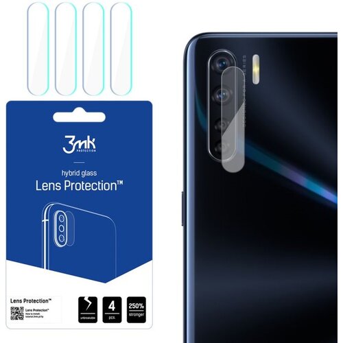 Szkło hybrydowe na obiektyw 3MK Lens Protection do Oppo A91