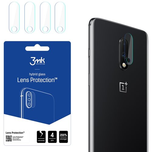 Szkło hybrydowe na obiektyw 3MK Lens Protection do OnePlus 7