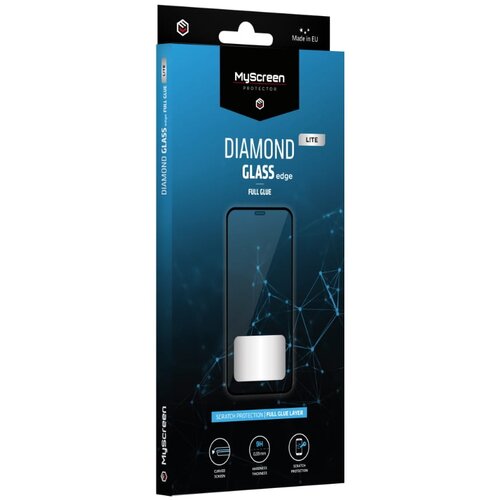 Szkło hartowane MYSCREEN Diamond Glass Lite Edge Full Glue do Motorola Moto G40/G60/G60s Czarny