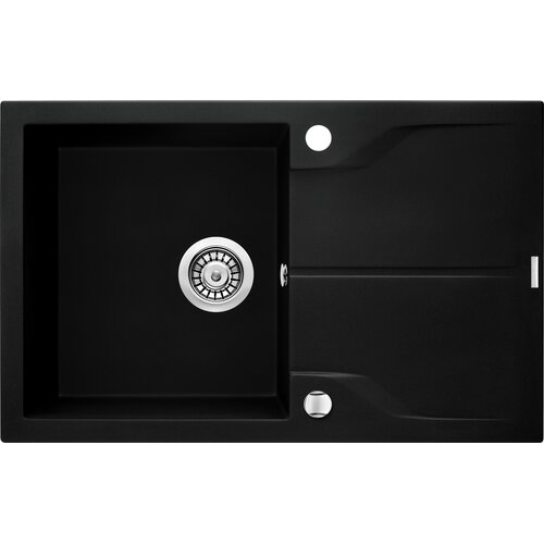 Zlewozmywak DEANTE Andante ZQN N113 Nero + Bateria DEANTE Gerbera BGB B720 Czarny/chrom + Młynek do rozdrabniania odpadów INSINKERATOR Model 46 AS + Dozownik na płyn do naczyń DEANTE Aster ZZZ N0DD