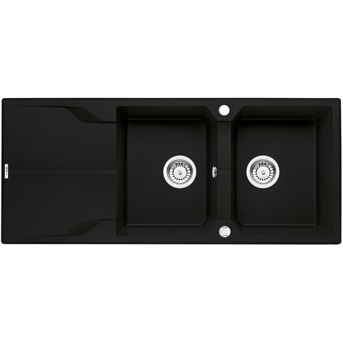 Zlewozmywak DEANTE Andante ZQN N213 Nero + Bateria DEANTE Gerbera BGB B720 Czarny/chrom + Młynek do rozdrabniania odpadów INSINKERATOR Model 46 AS + Dozownik na płyn do naczyń DEANTE Aster ZZZ N0DD