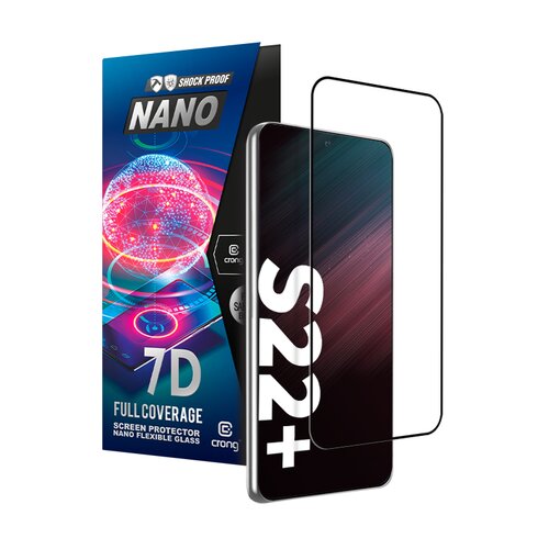 Szkło hybrydowe CRONG 7D Nano Flexible Glass do Samsung Galaxy S22+