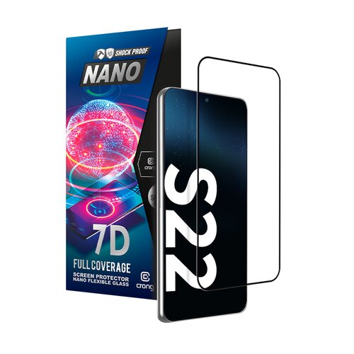 Szkło hybrydowe CRONG 7D Nano Flexible Glass do Samsung Galaxy S22