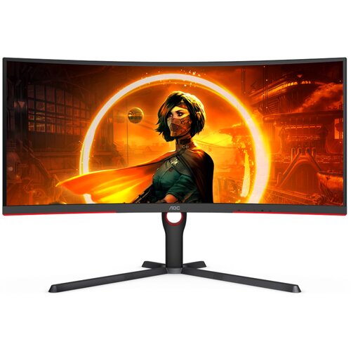 Monitor AOC CU34G3S 34" 3440x1440px 165Hz 1 ms Curved + Program MICROSOFT Office Home & Student 2021