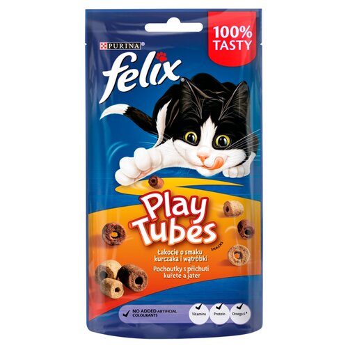 Przysmak dla kota FELIX Play Tubes Kurczak i wątróbka 50 g