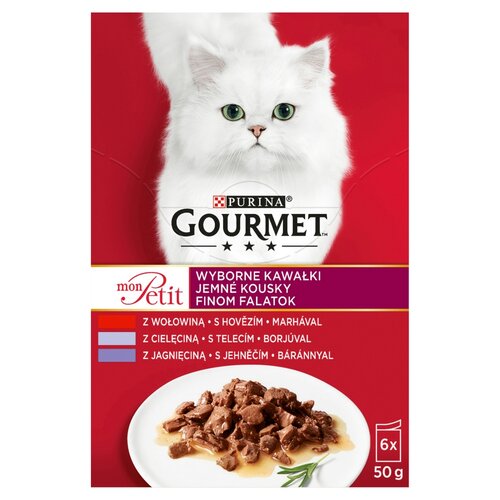 Karma dla kota GOURMET Mon Petit Mix Mięsny (6 x 50 g)