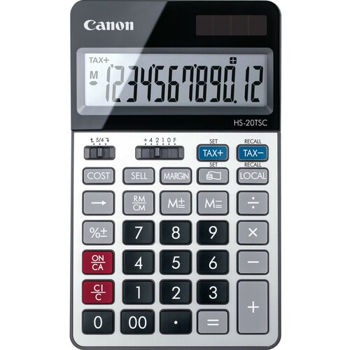 Kalkulator CANON HS-20TSC Zasilanie bateryjno-słoneczne