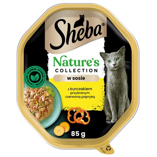 Karma dla kota SHEBA Nature's Collection Kurczak z czerwoną papryką 85 g